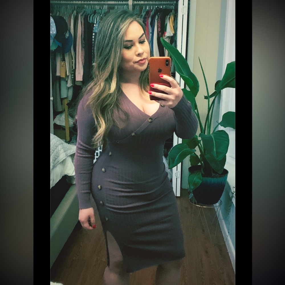 New Love Always by FCT body con sweater dress